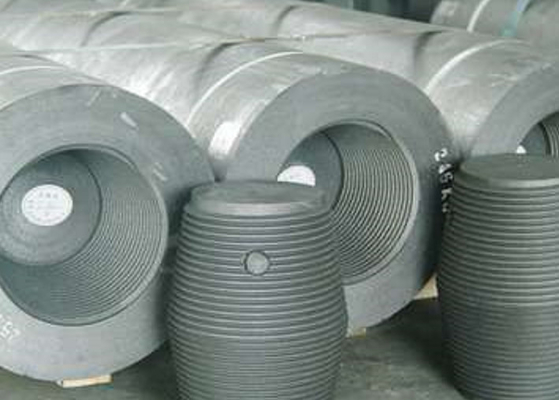 Industrial UHP Graphite Electrode Raw Materials For Arc Furnaces Low Resistivity