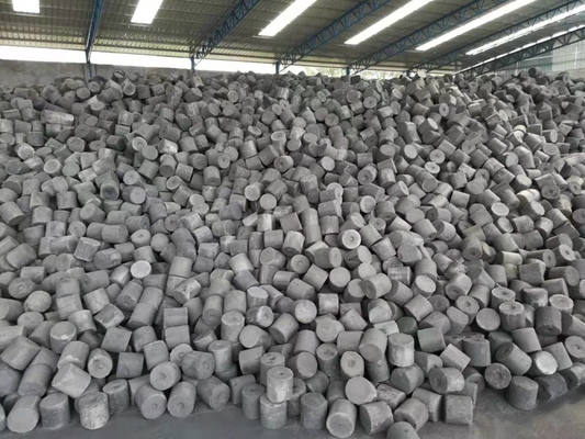 Ash 12.5% Cylinder Formed Foundry Coke High Colorific Value 120 X130mm
